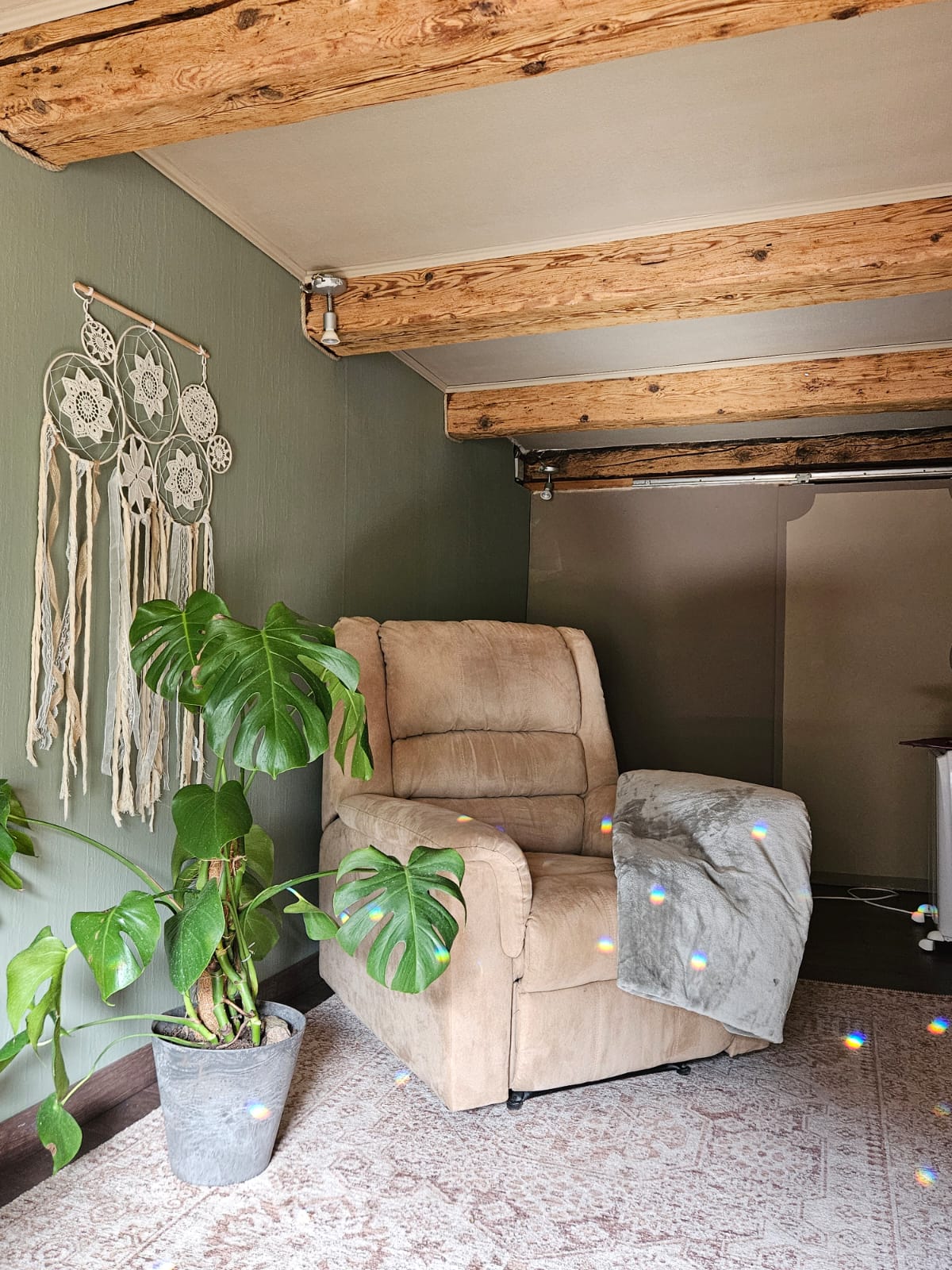 Espace de soin et table de massage